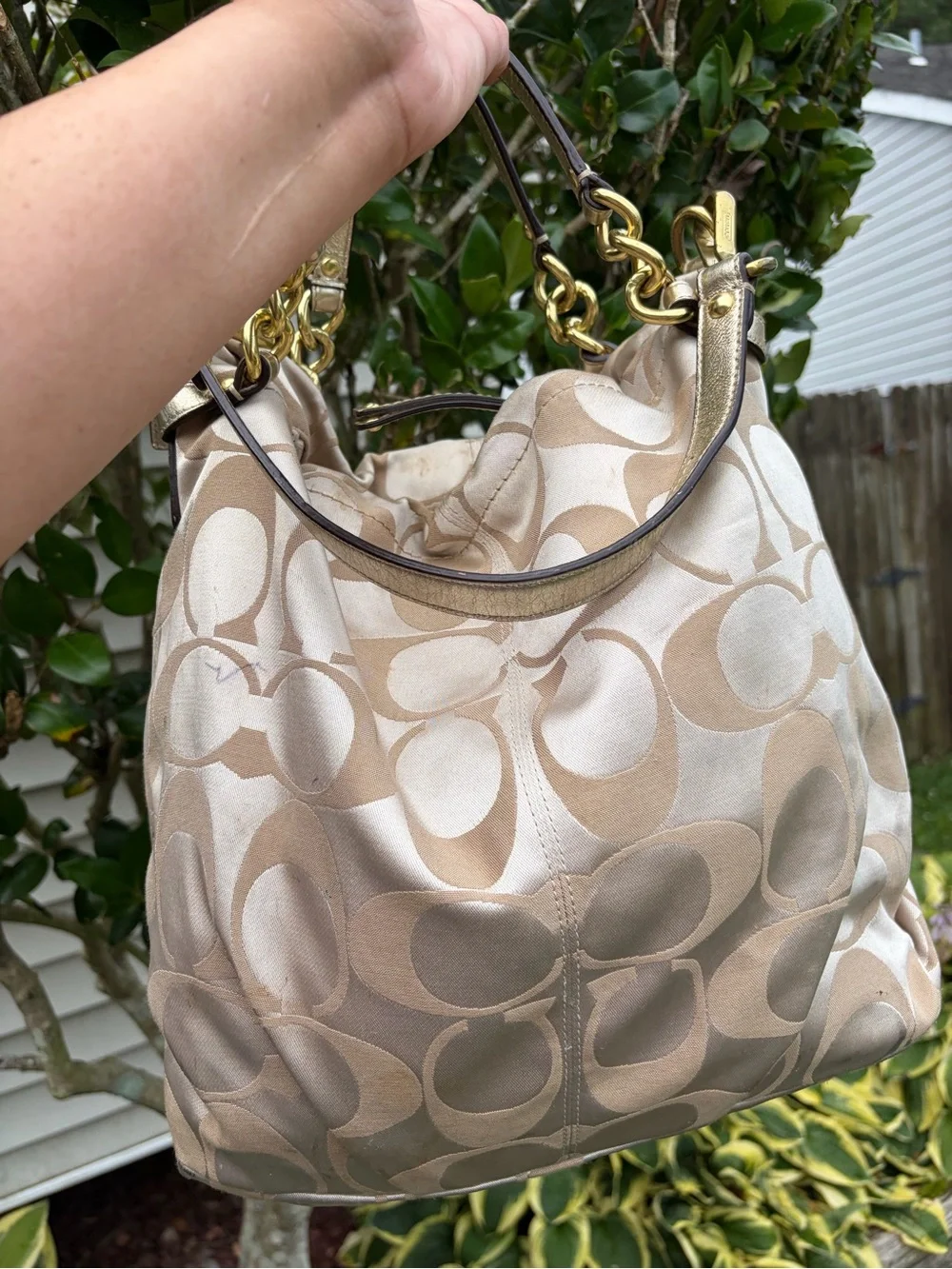 Coach Brooke Hobo F16619 Purse Rare READ